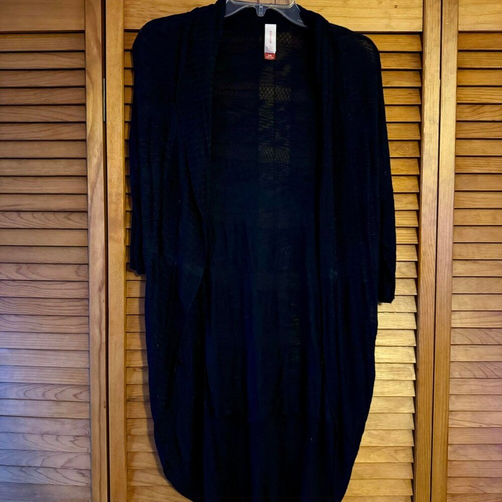 NO BOUNDARIES Black Cardigan Sweater Top